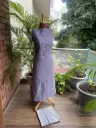 Purple Cotton Kurta