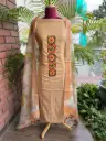 Yellow Cotton Dress Set