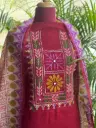 Crimson Kurta Dupatta Set