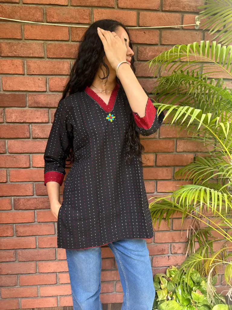 Black Short Kurti