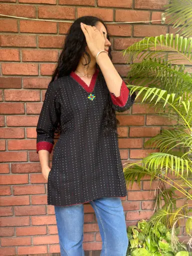 Black Short Kurti