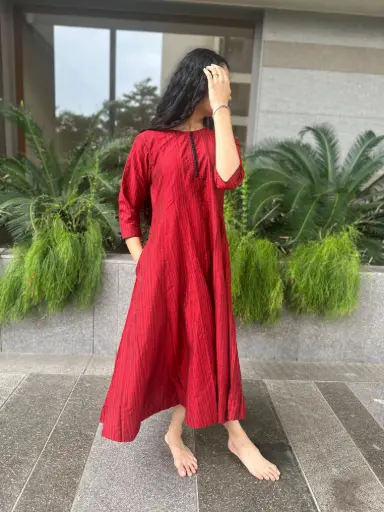 Red Long Kurti