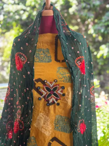 Yellow Kurta Dupatta Set